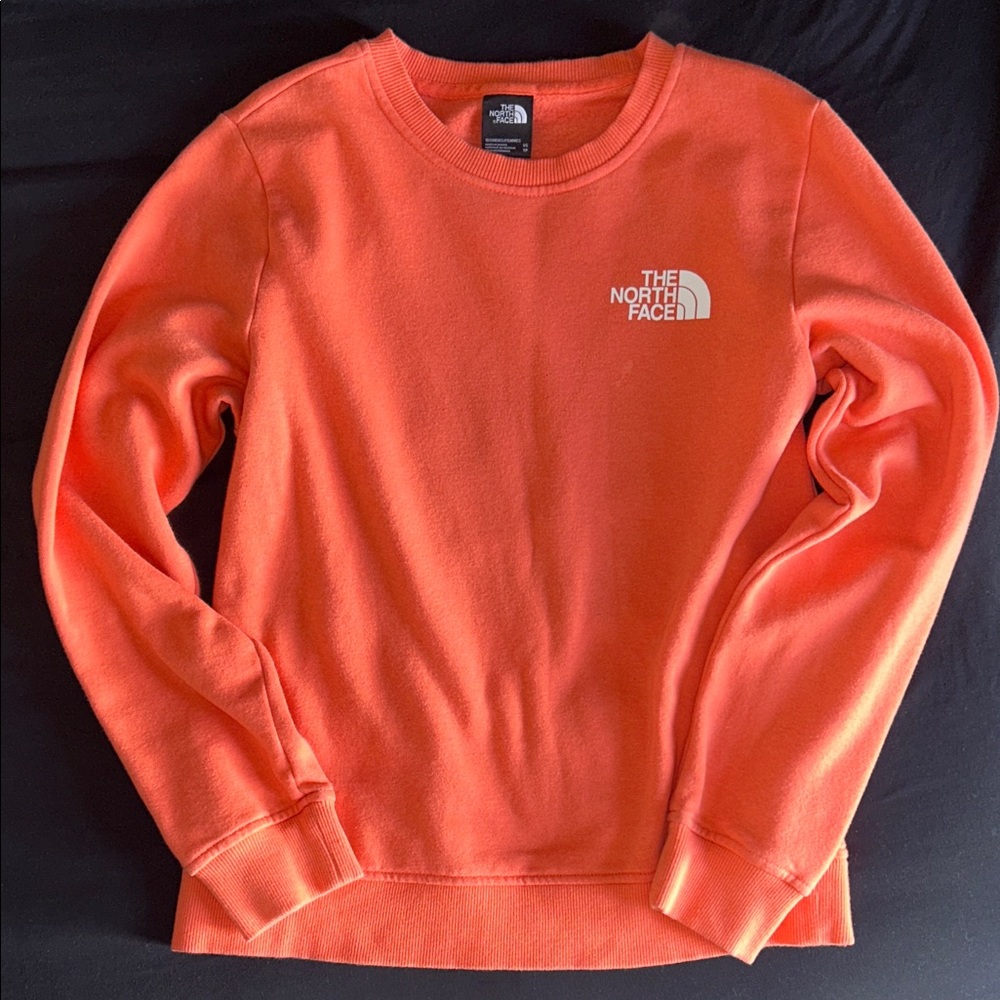 The North Face Orange/Salmon Crew Sweatshirt